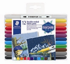 Staedtler Textiel pen duo set (12)